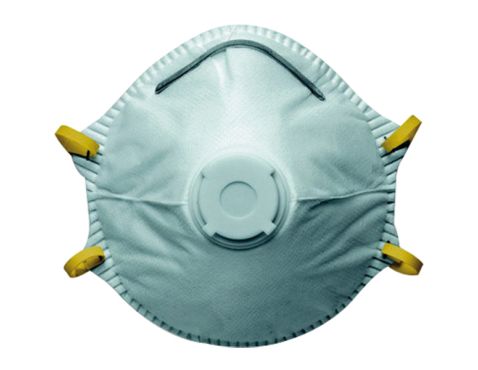 Protective mask FFP1 w/valve (10 pcs)