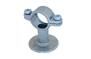 Zinc pipe clamps